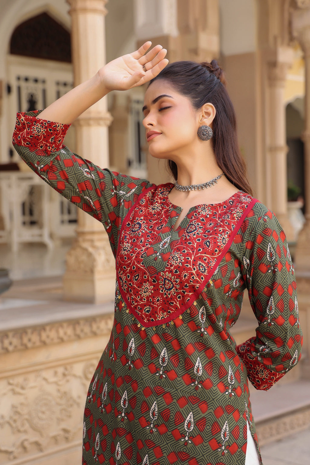 Women Ethnic Motifs Printed Kurta