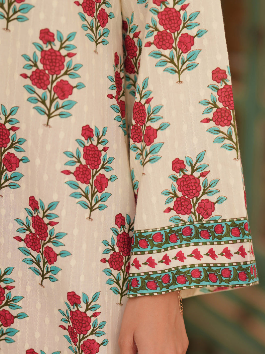 Women Ethnic Motifs Printed Pure Cotton Flared Sleeves A-Line Kurta