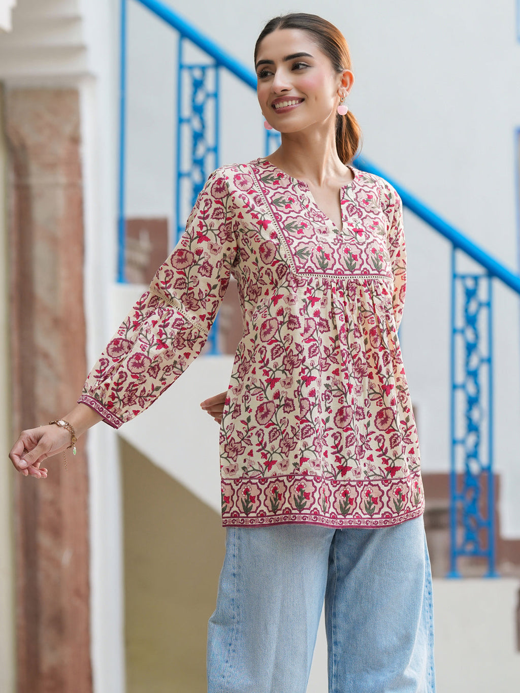 Pure Cotton Printed Tunic