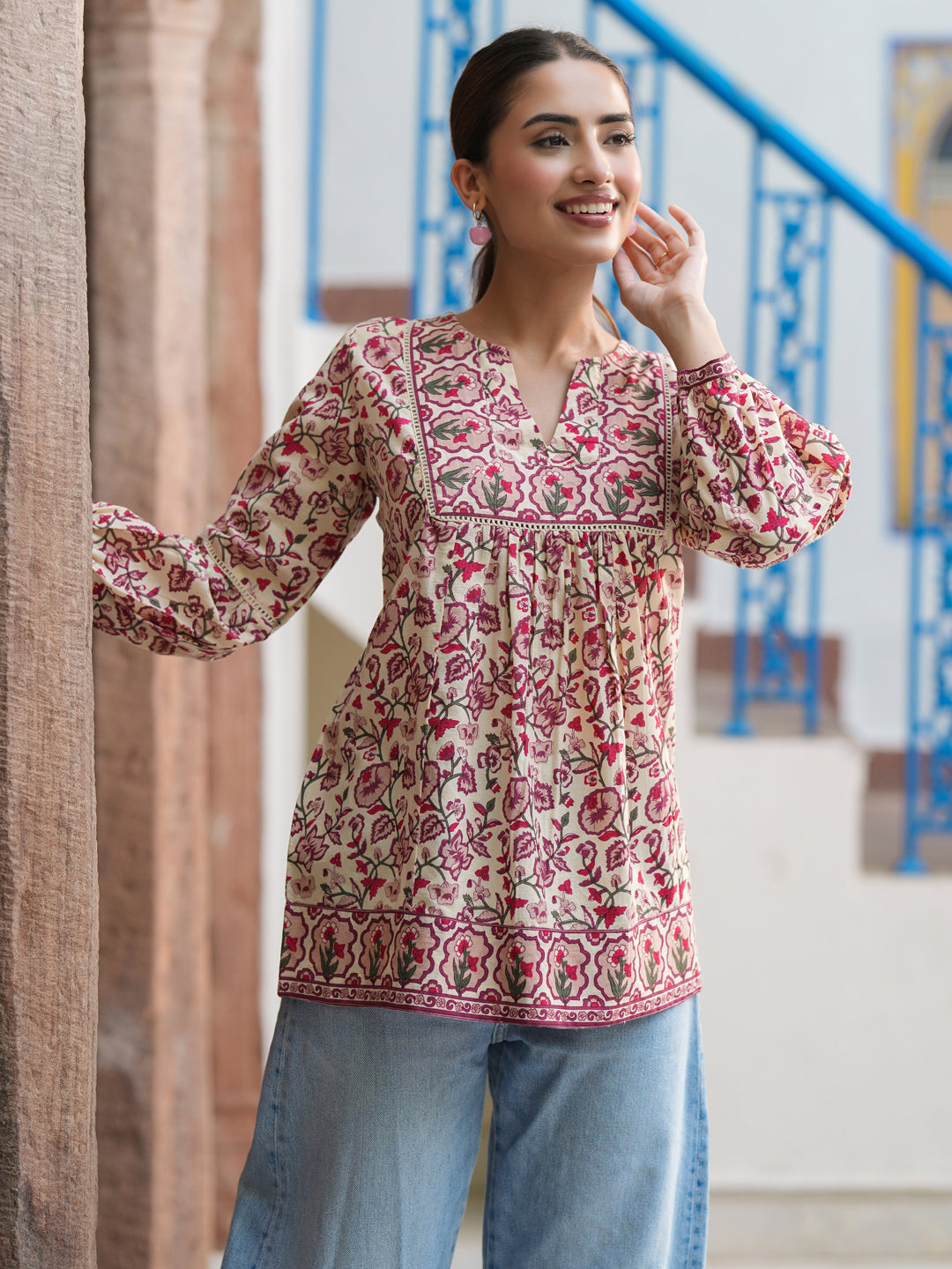 Pure Cotton Printed Tunic