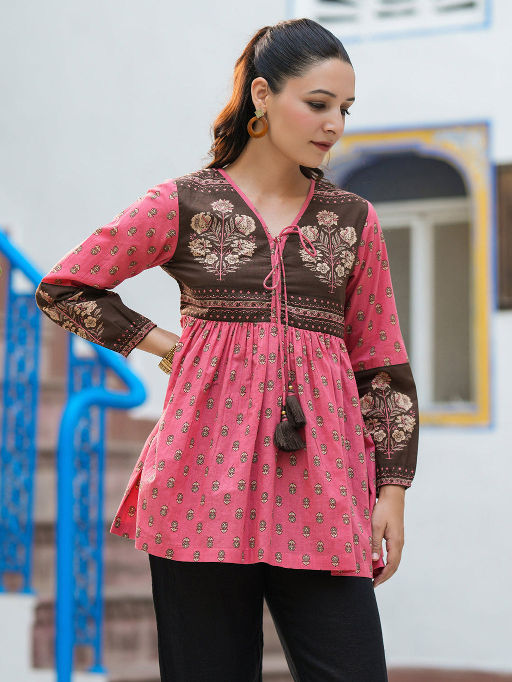 Print Cotton Top