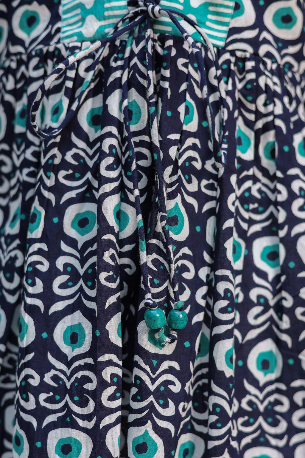 Women Printed Pure Cotton Peplum Top