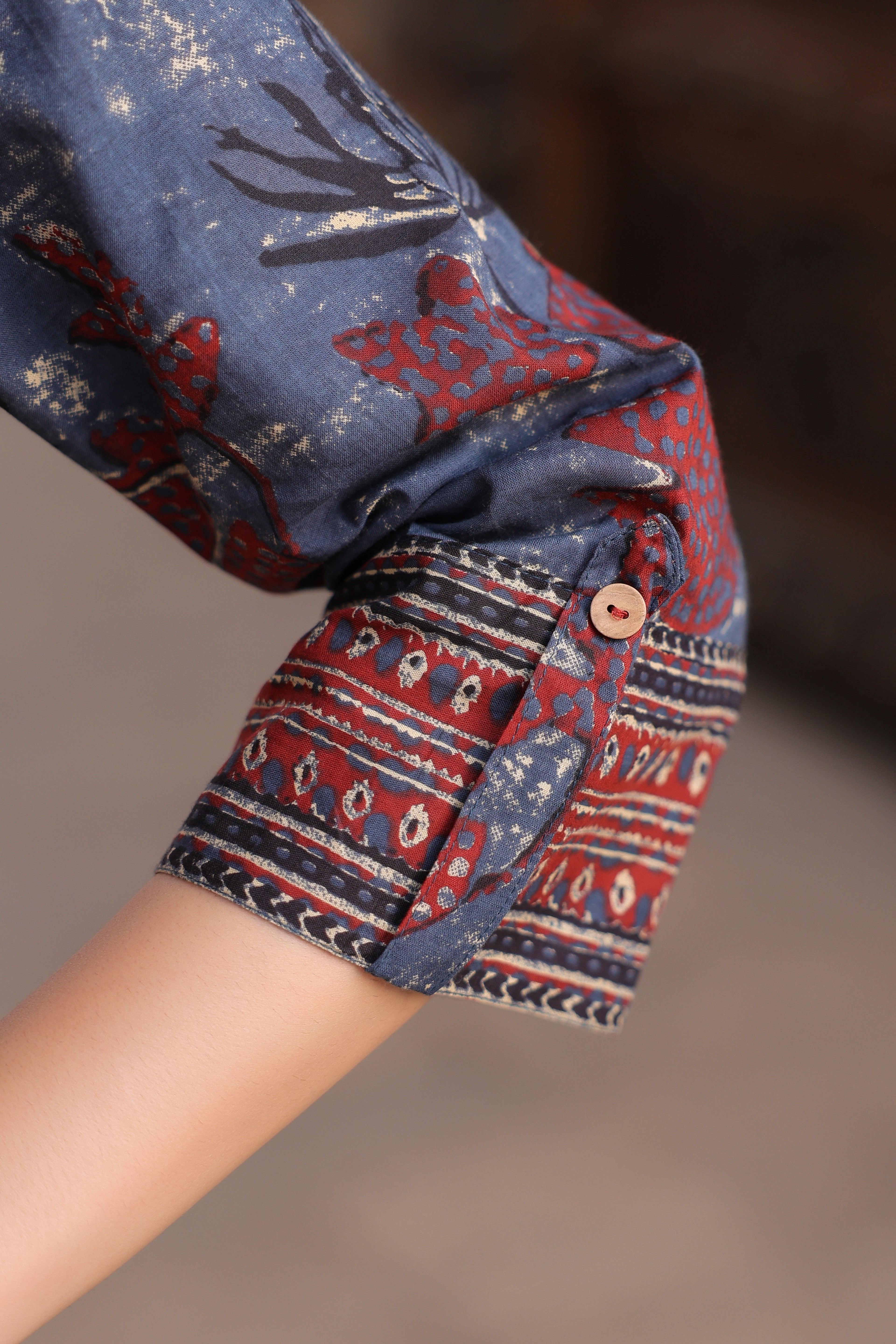 Floral Print Cotton Top