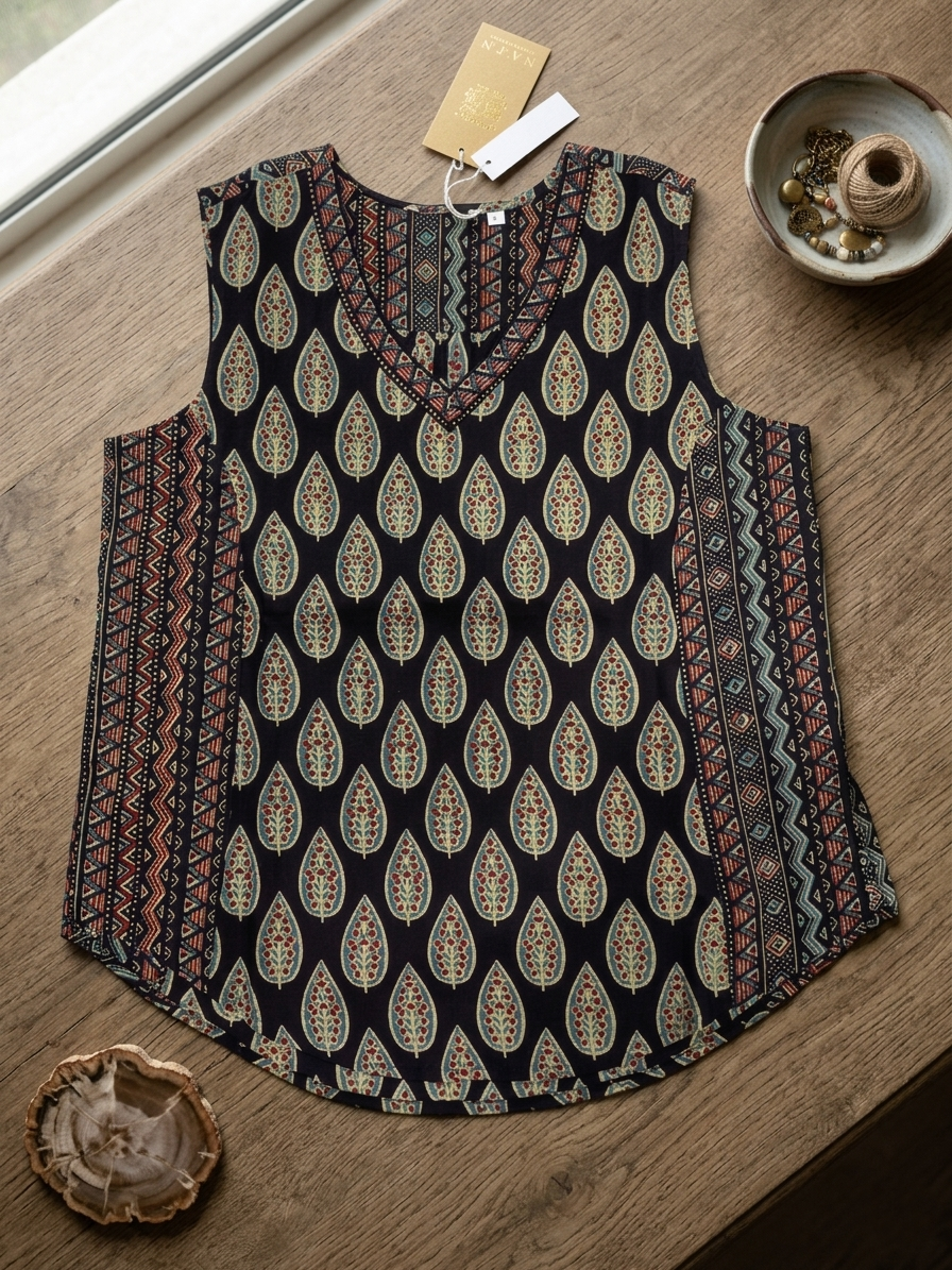 Print Cotton Top