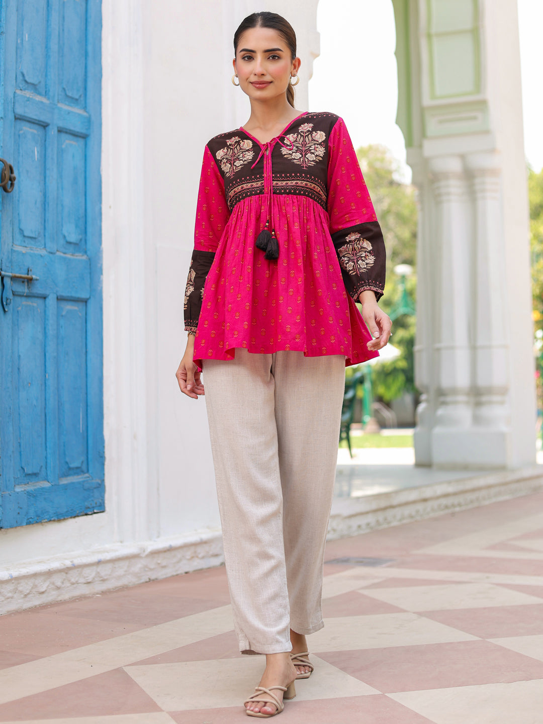 Print Cotton Top